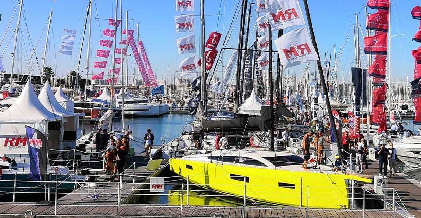 boat show pontoon of the grand pavois